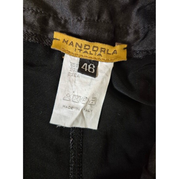 Mandorla Italia VTG 90s Y2K Harem Pants Crepe Knit Jogger Slouchy Pants sz 46/M - Picture 11 of 12